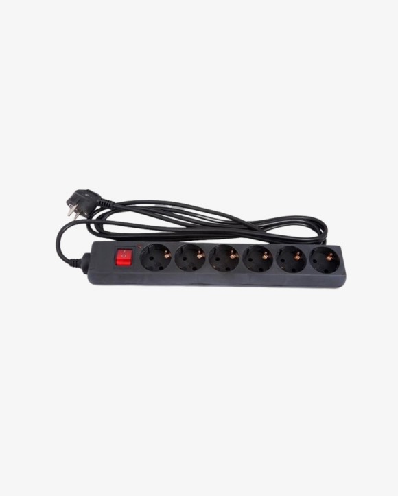 Երկարացման վարդակ Sven Surge Protector 1.8M 6S Blk