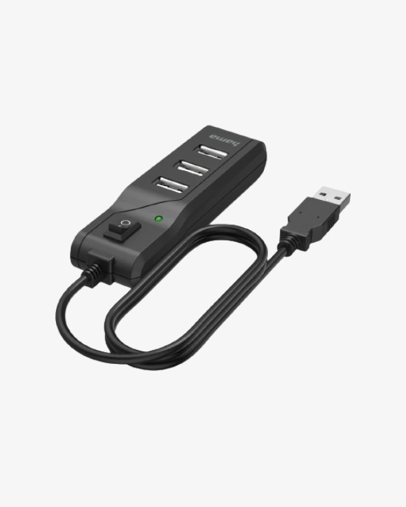 Փոխարկիչ Hama USB Hub, 4 Ports,USB 2.0,480 Mbit/s