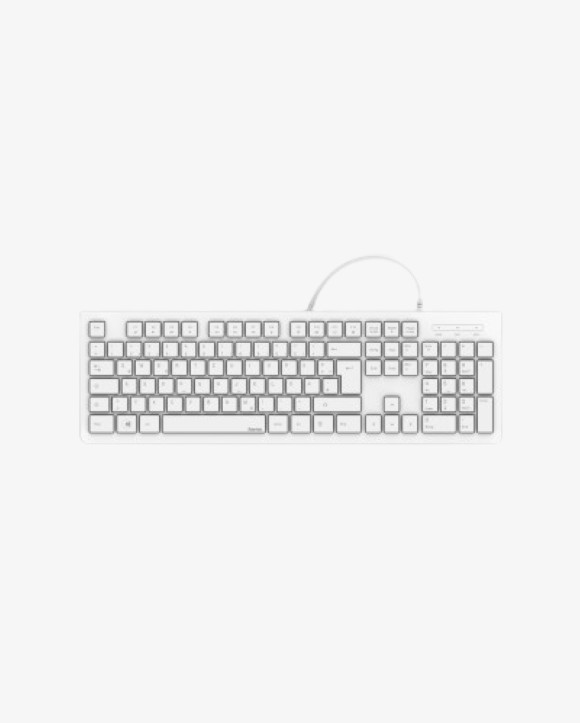 Ստեղնաշար Hama KC-200 Basic Keyboard, White