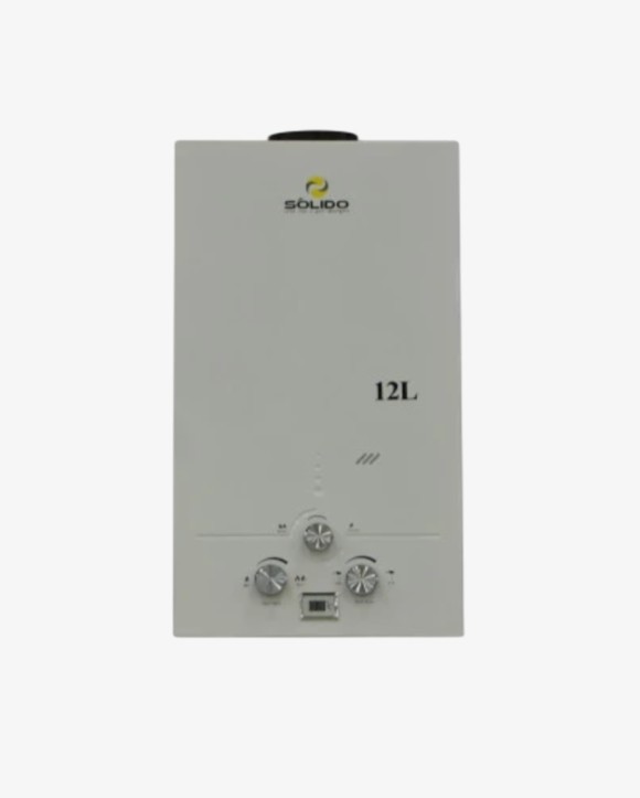 Water heater gas: turbo SOLIDO 12l JSG20-F17 metallic