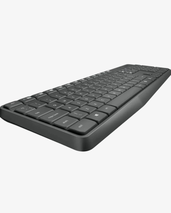 Mouse and keyboard: LOGITECH MK235 WIRELESS COMBO MOUSE (GREY) (L920-007948)