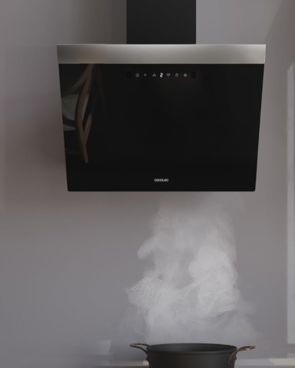 Вытяжка CECOTEC Bolero Flux DT 606500, стекло, черный цвет A