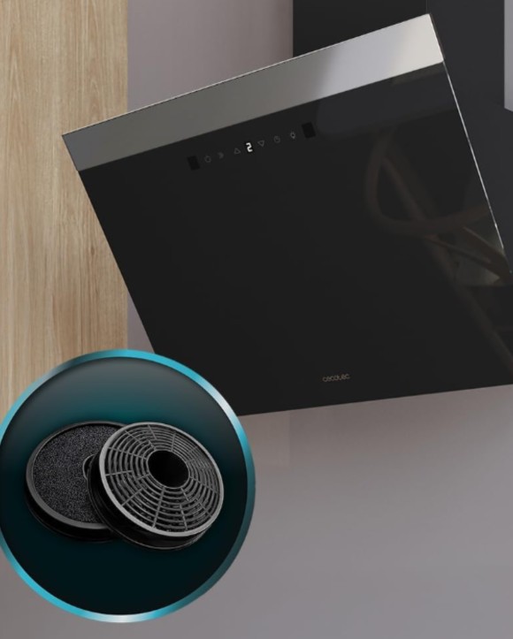 Вытяжка CECOTEC Bolero Flux DT 606500, стекло, черный цвет A